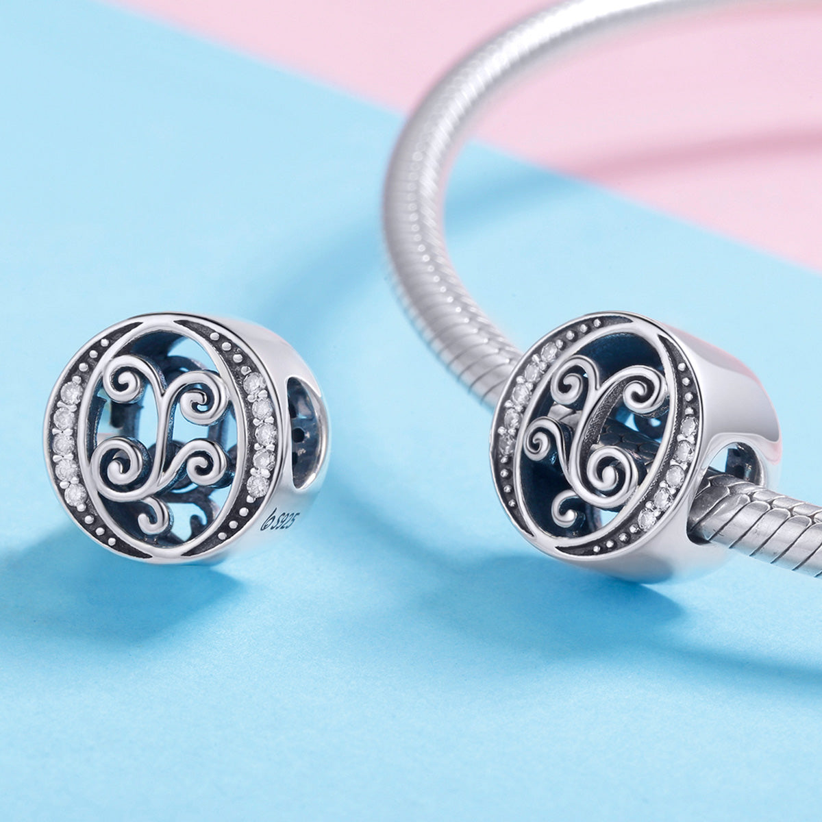 Fancy Letter O Charm - Lullaboo