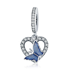 Butterfly Heart Pendant