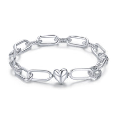 Chunky Silver Chain Bracelet