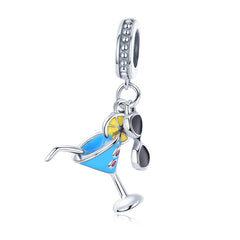 cocktail pandora charm