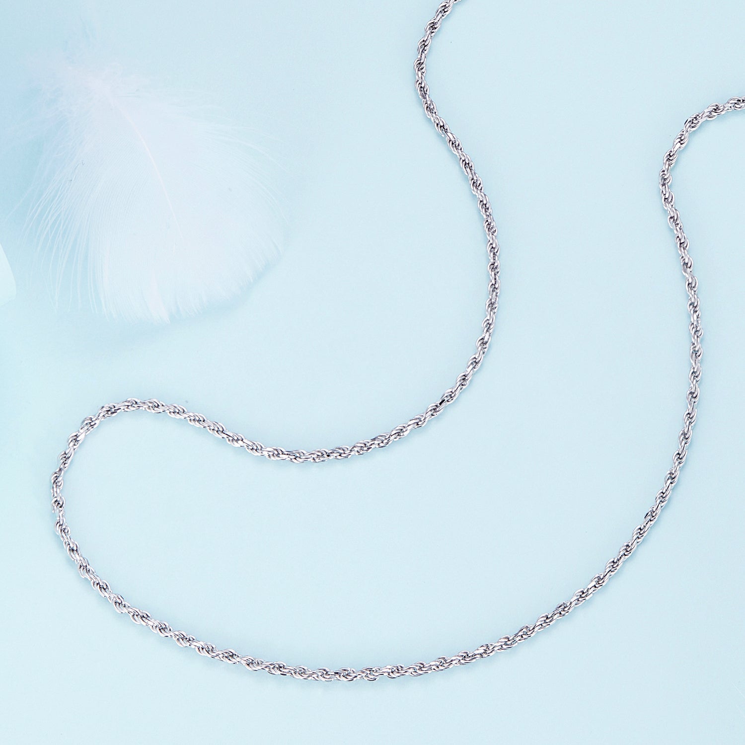 Twisted Silver Necklace