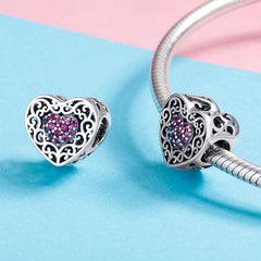 Pink Heart Charm - Lullaboo