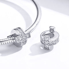 Silver Cross Charm