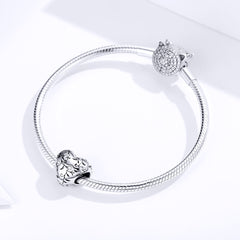 Silver Heart Charm - Lullaboo