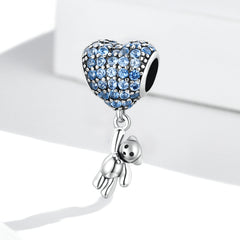 Baby Boy Teddy Charm