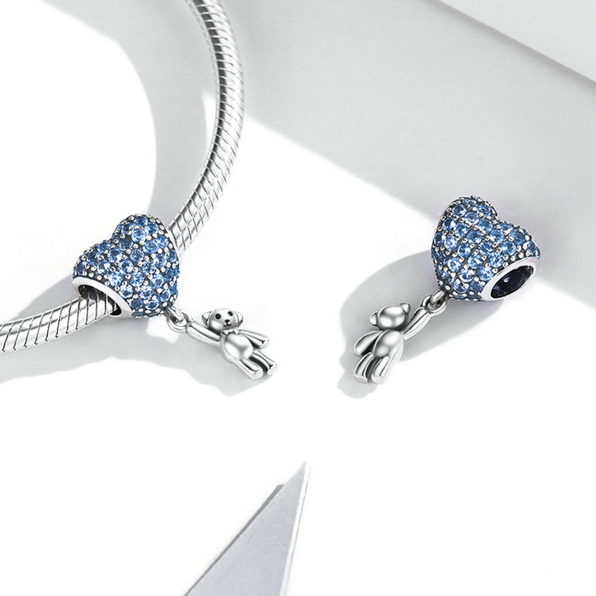 Baby Boy Teddy Charm