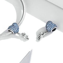 Baby Boy Teddy Charm