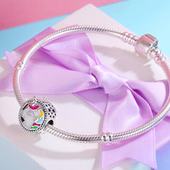 Rainbow Unicorn Charm