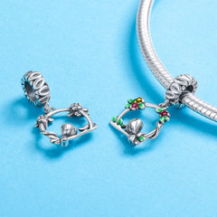 Bird Wreath Charm - Lullaboo
