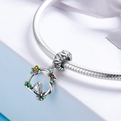 Bird Wreath Charm - Lullaboo