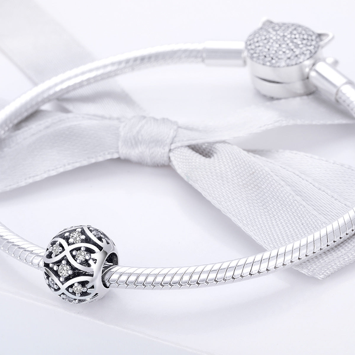 Silver Elegance Charm