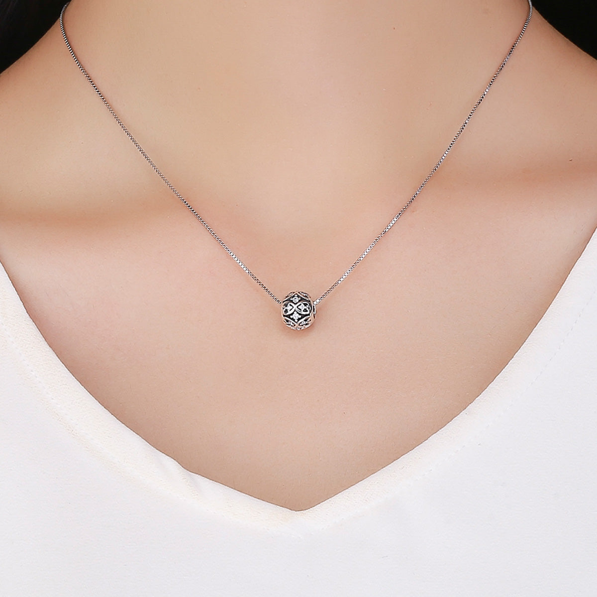 Silver Elegance Charm