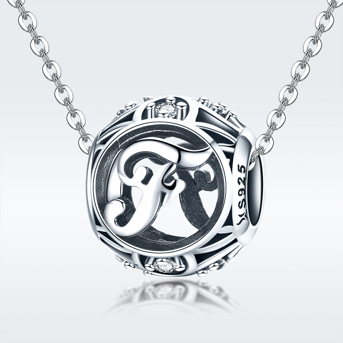 Classic Letter F Charm - Lullaboo