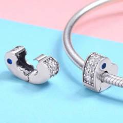 Heart Shaped Clip Charm