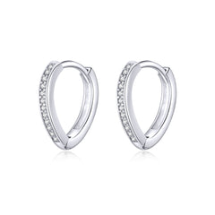 CZ Tear Drop Earrings